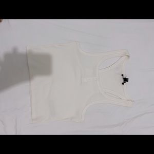 White Brand new crop top
